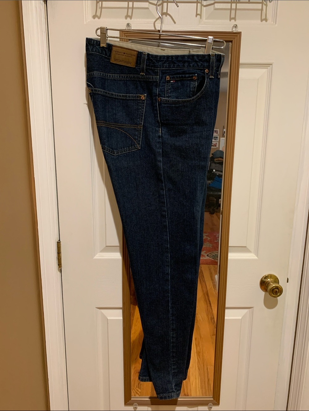 Tommy Hilfiger Men's Straight Jeans - Dark Blue Denim